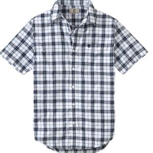 Timberland Short Sleeve Button Down Plaid Shirt